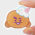 BT21 SHOOKY ON THE CLOUD ACRYLIC CLIP MAGNET