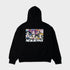 THE POWERPUFF GIRLS X NJ FULL ZIP HOODED SWEATSHIRT BLACK L/XL