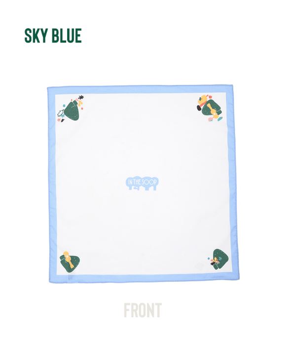 BTS IN THE SOOP GRAPHIC BANDANA (SKY BLUE)