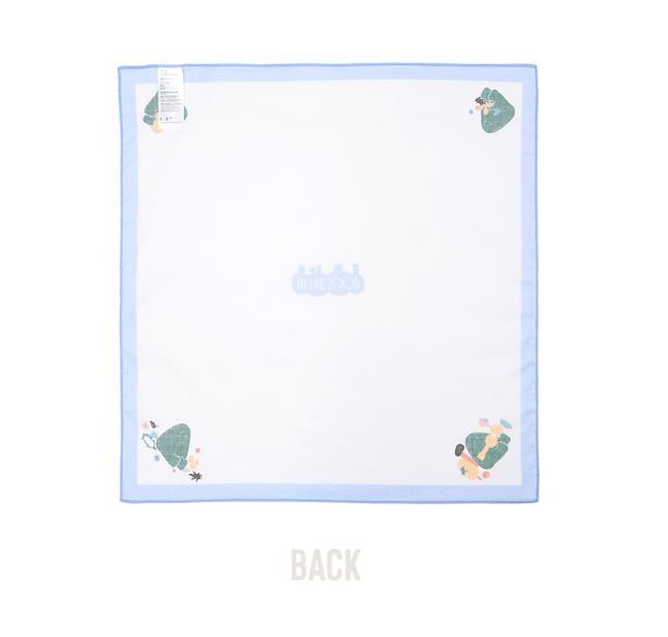 BTS IN THE SOOP GRAPHIC BANDANA (SKY BLUE)