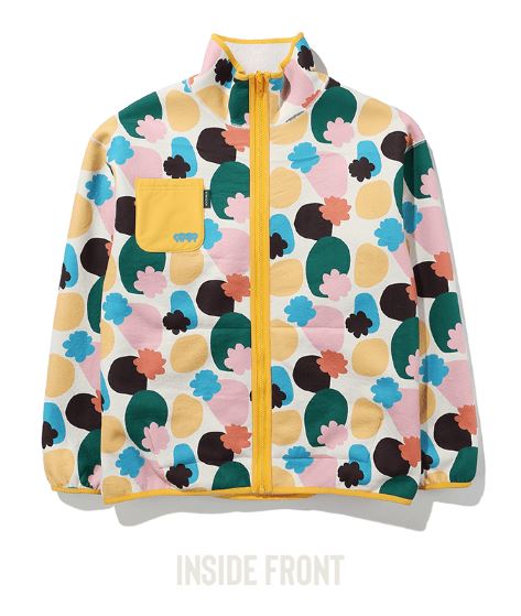 BTS IN THE SOOP REVERSIBLE FLEECE JACKET (IVORY) MEDIUM