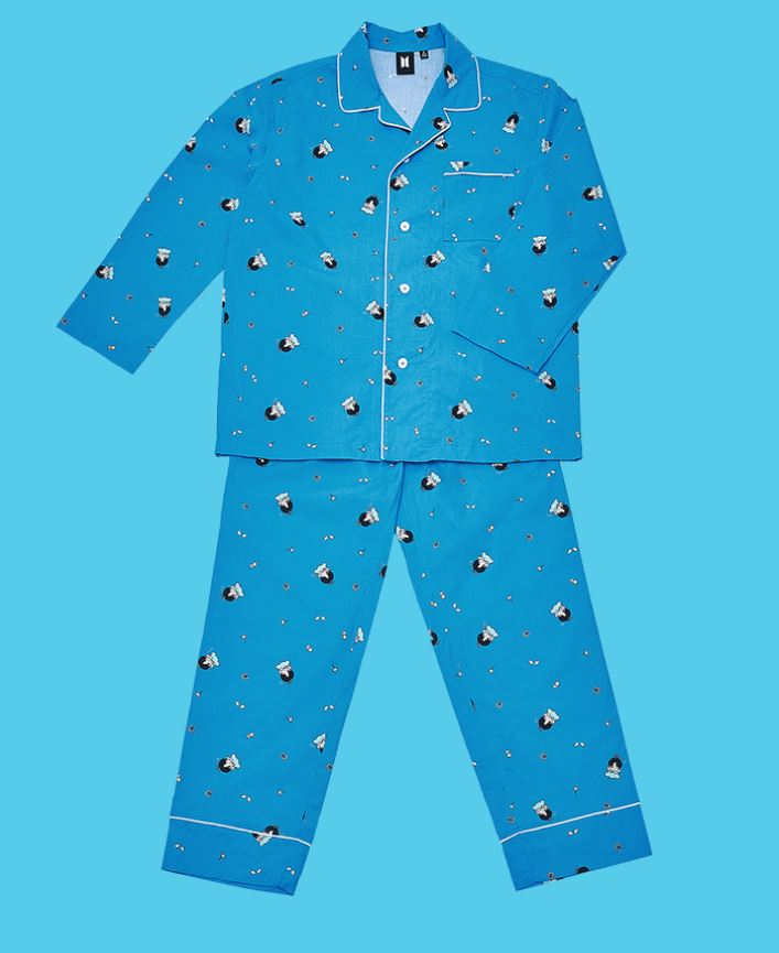 BY BTS JIN GOOD DAY PAJAMA SET (SKY BLUE) M/L