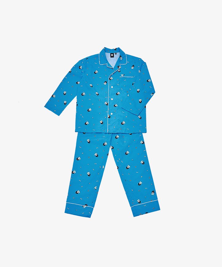BY BTS JIN GOOD DAY PAJAMA SET (SKY BLUE) M/L