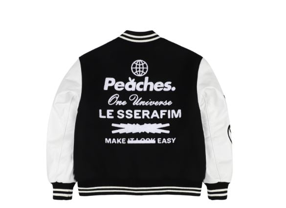 LSFxPEACHES VARSITY JACKET L/XL