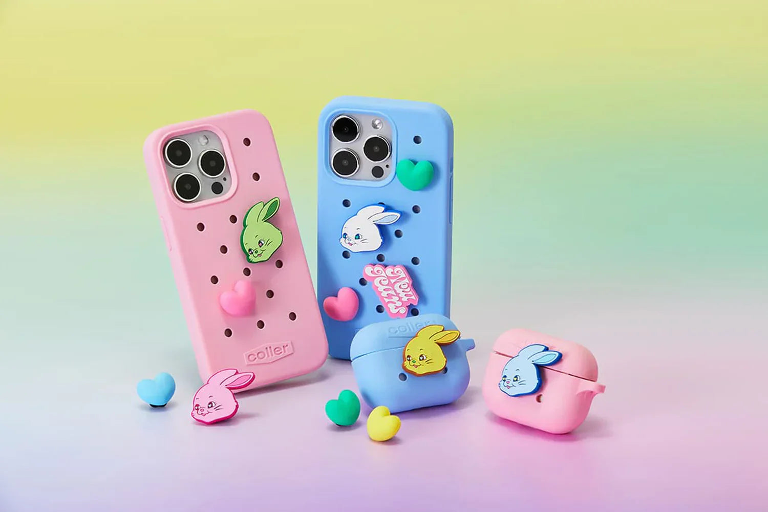 NEWJEANS X COLLER TOKKI SILICONE STICON 2 PCS (BLUE)