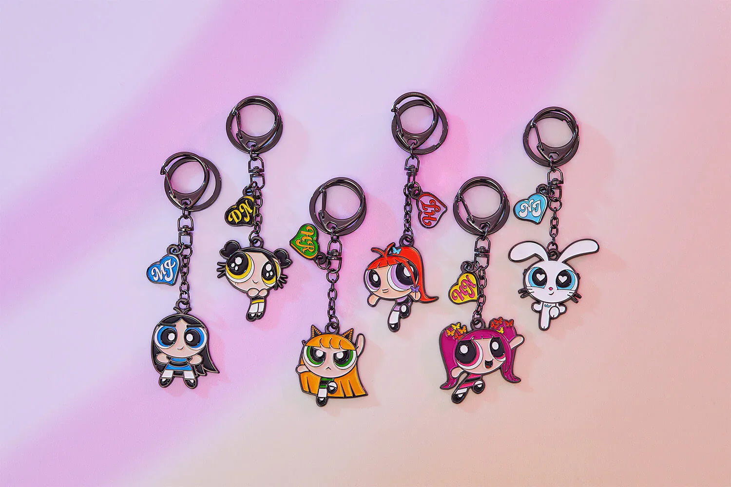THE POWERPUFF GIRLS X NEWJEANS METAL KEYRING (HAERIN)